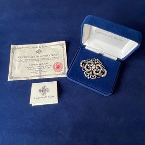 NWOT Camrose & Kross JBK JACKIE KENNEDY Art Nouveau Brooch